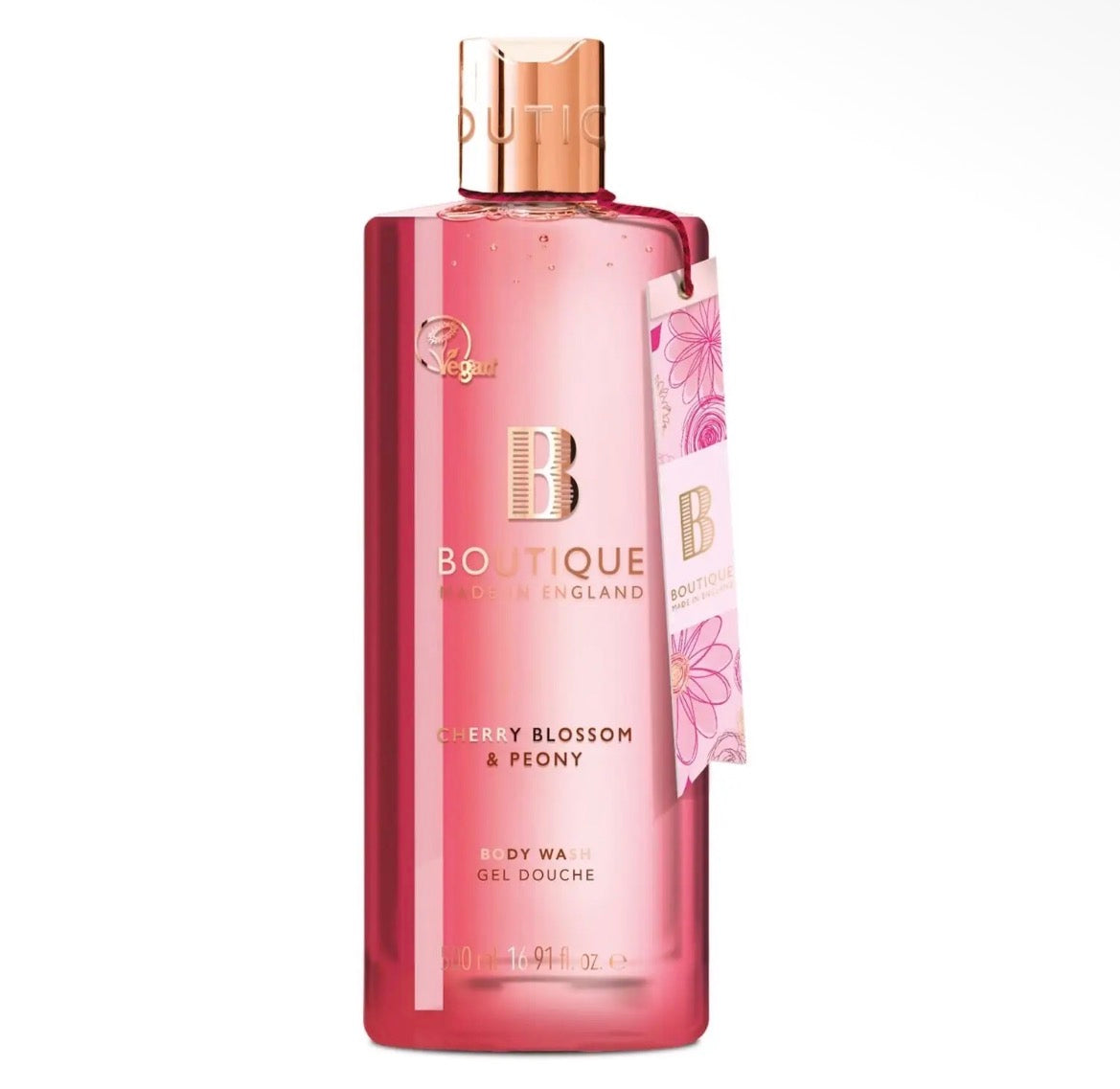 Cherry Blossom & Peony Body Wash & Shower Gel 500ml