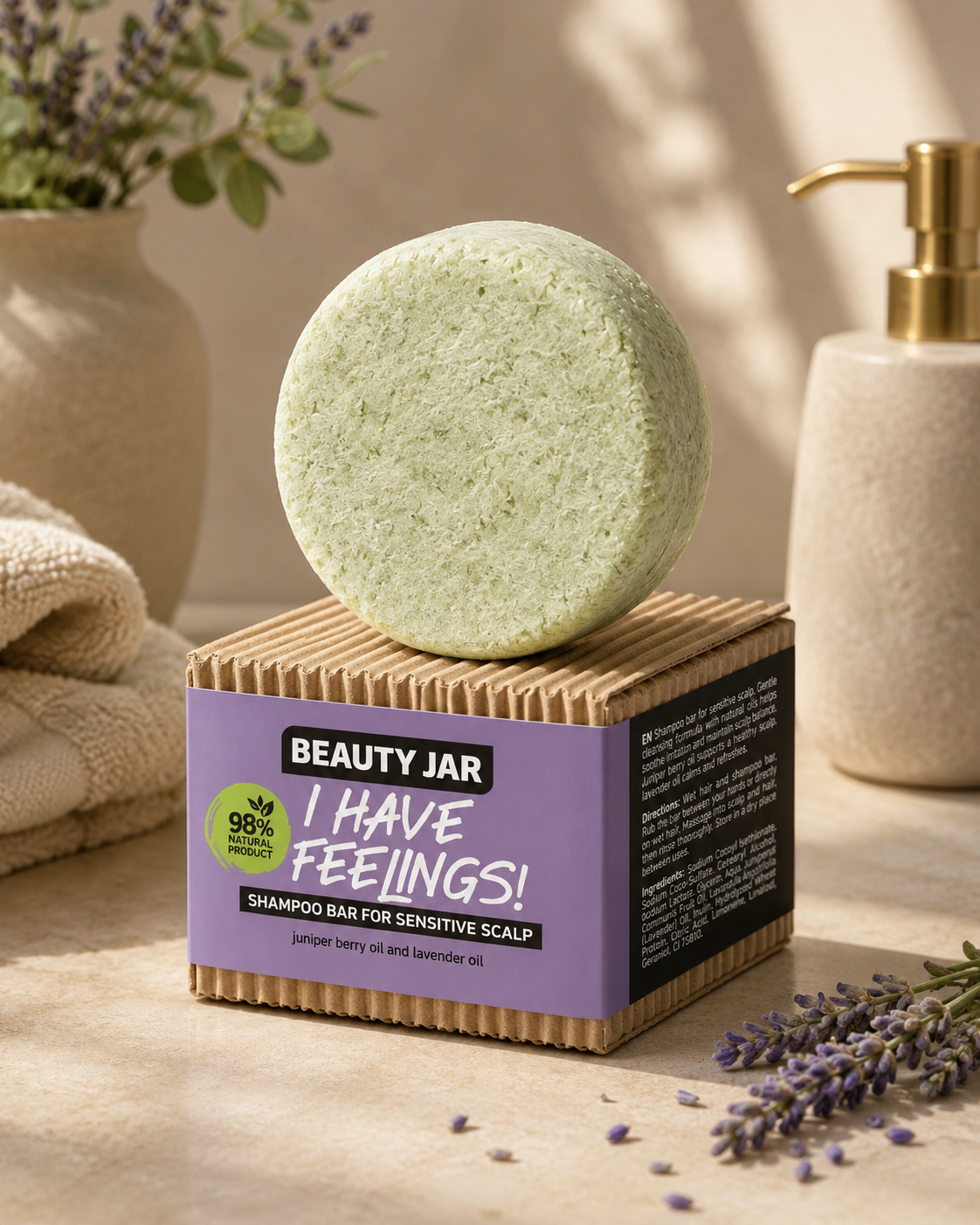 Șampon Beauty Jar pentru scalp sensibil I Have Feelings!