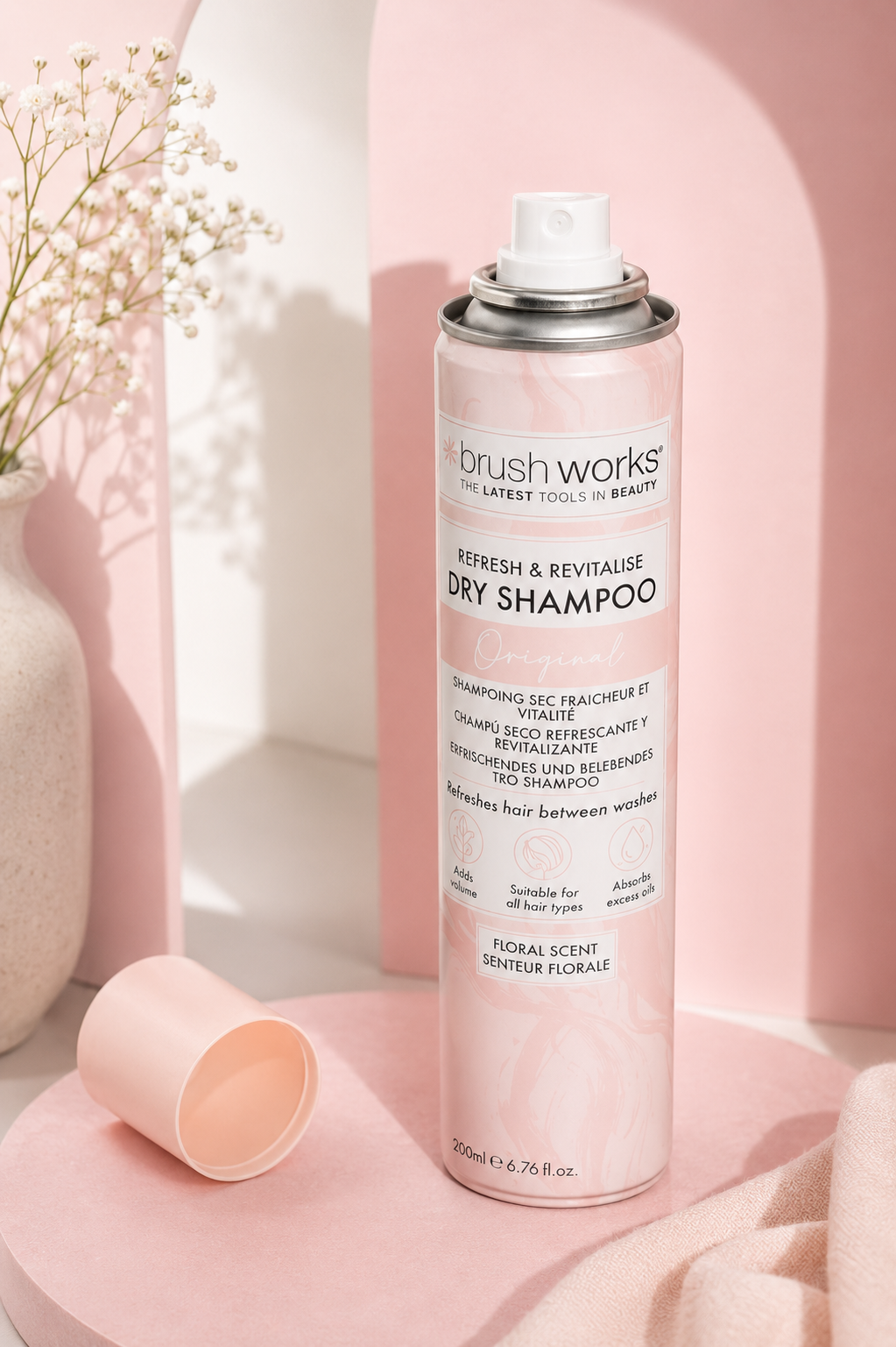 Șampon uscat floral Brushworks Refresh & Revitalise